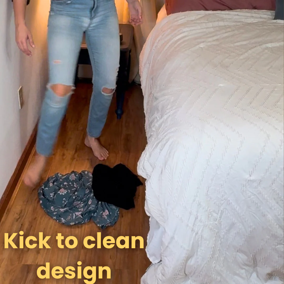 Underbed Laundry Basket – No-Bend Storage Solution