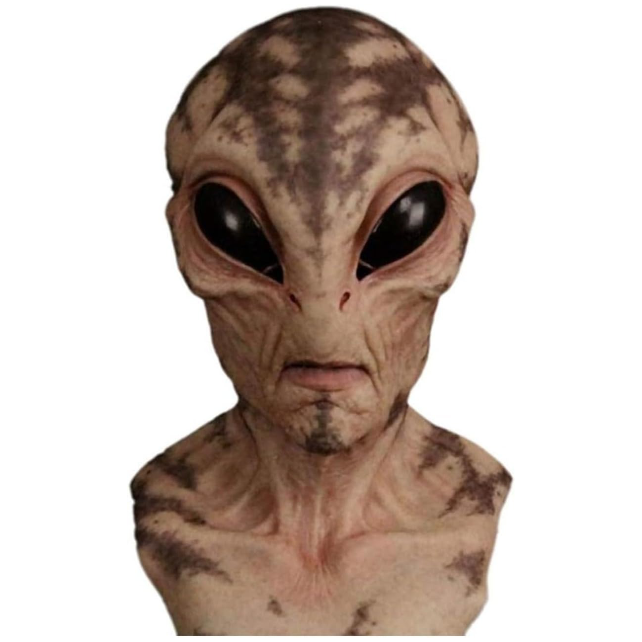 Alien Latex Mask – Realistic Full Head Funny Halloween Costume Accessory