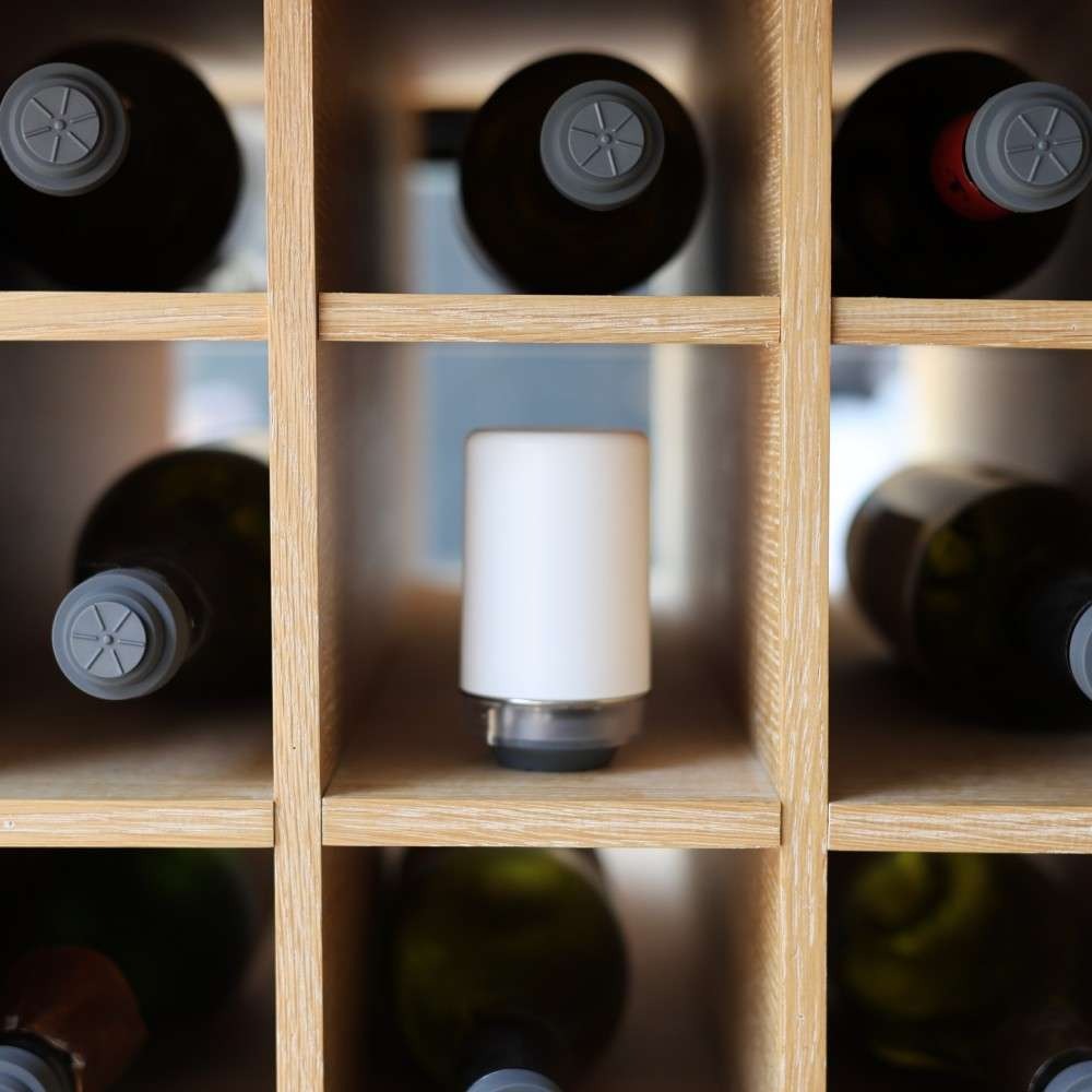 Precision Pressure Wine Preserver Pump + 2 Stoppers – Keep Wine Fresh for Weeks