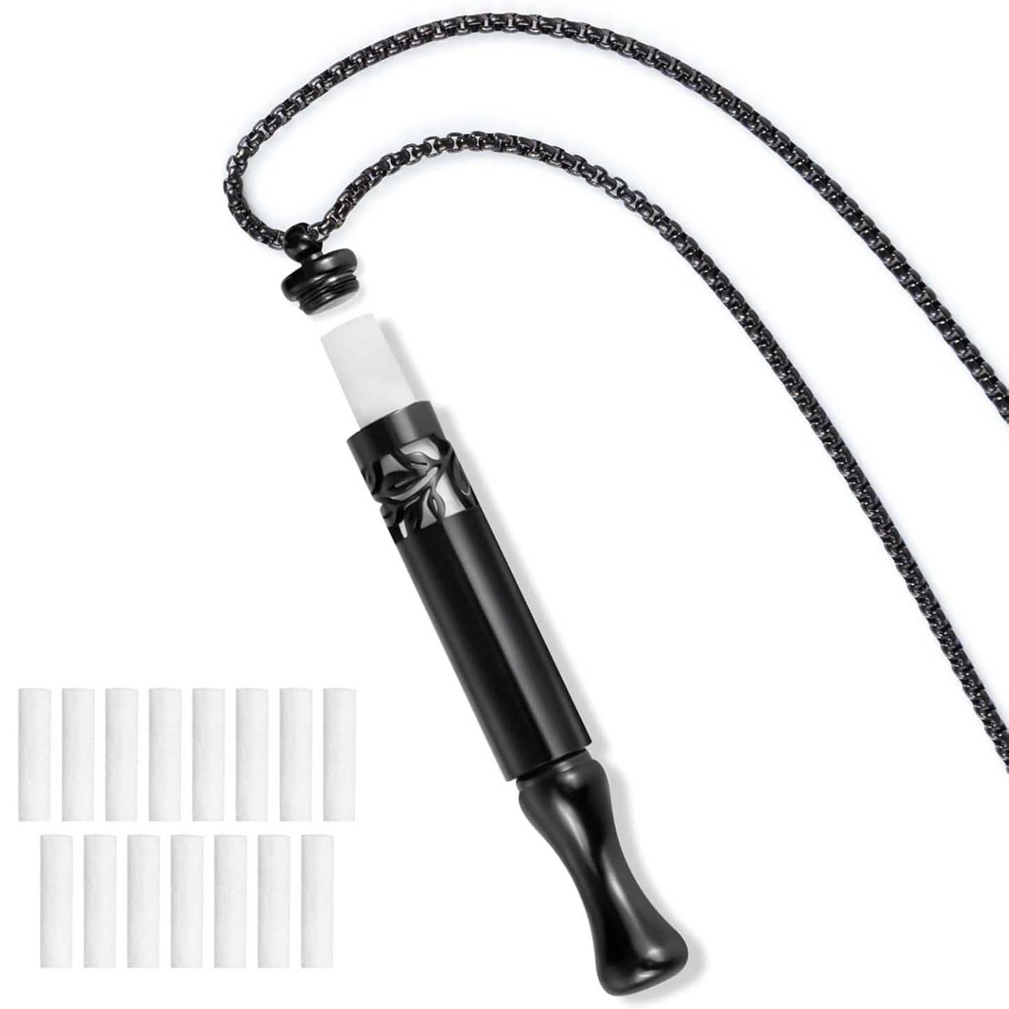 Quit Smoking Necklace – Breathing Aid & Stress Relief Pendant