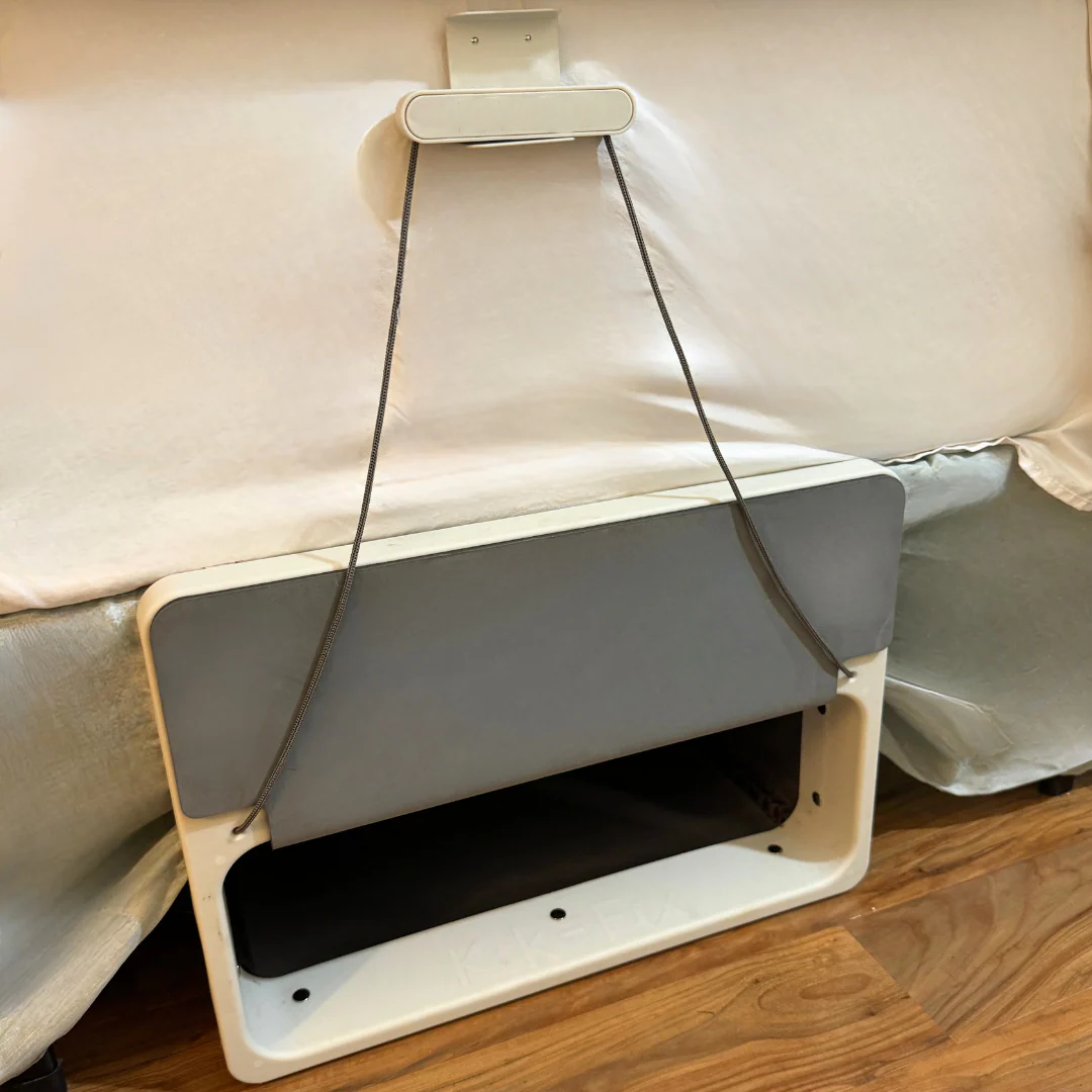 Underbed Laundry Basket – No-Bend Storage Solution