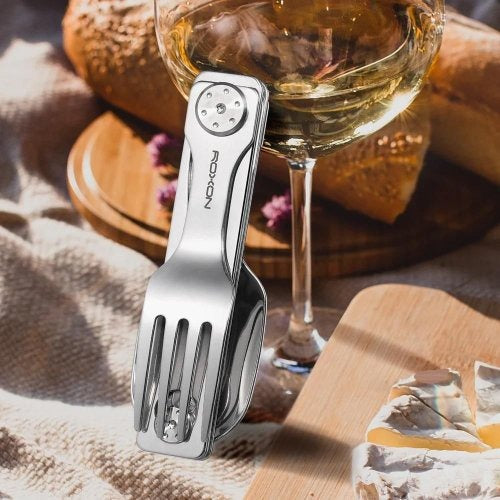 3-in-1 Camping Utensil – Detachable Knife, Fork & Spoon Set | Portable Stainless Steel Outdoor Cutlery