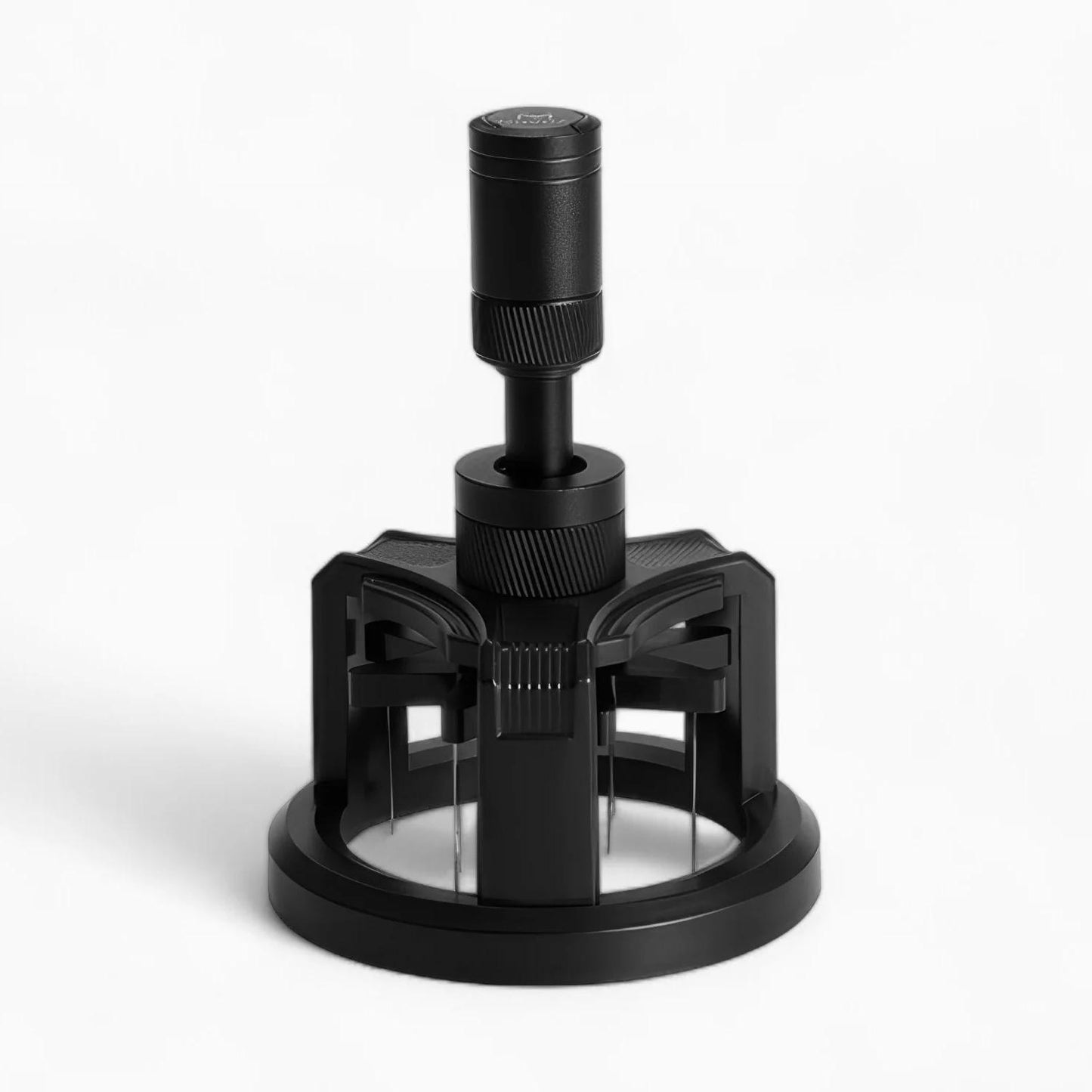 Gear Rotation WDT Tool – Espresso Distribution & Dosing Funnel 2-in-1