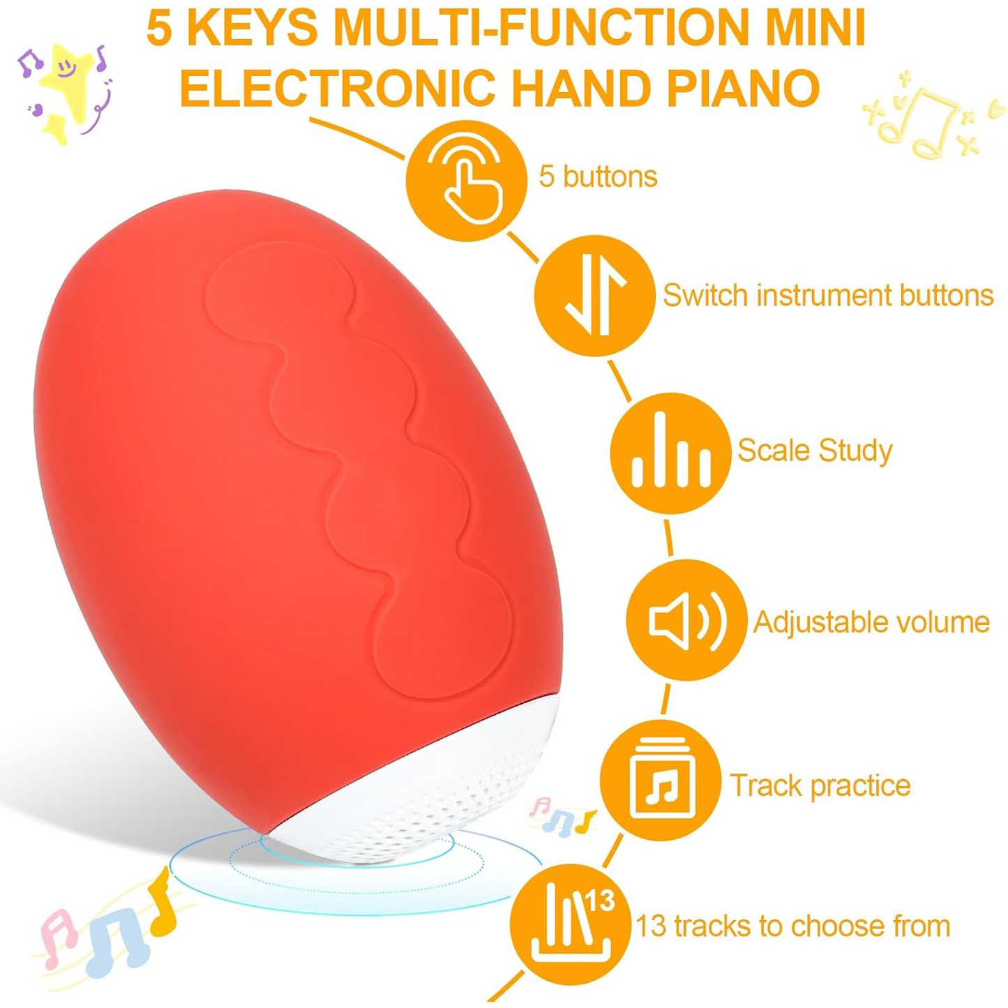 13-in-1 Smart Music Electronic Piano – Portable Educational Instrument for Kids