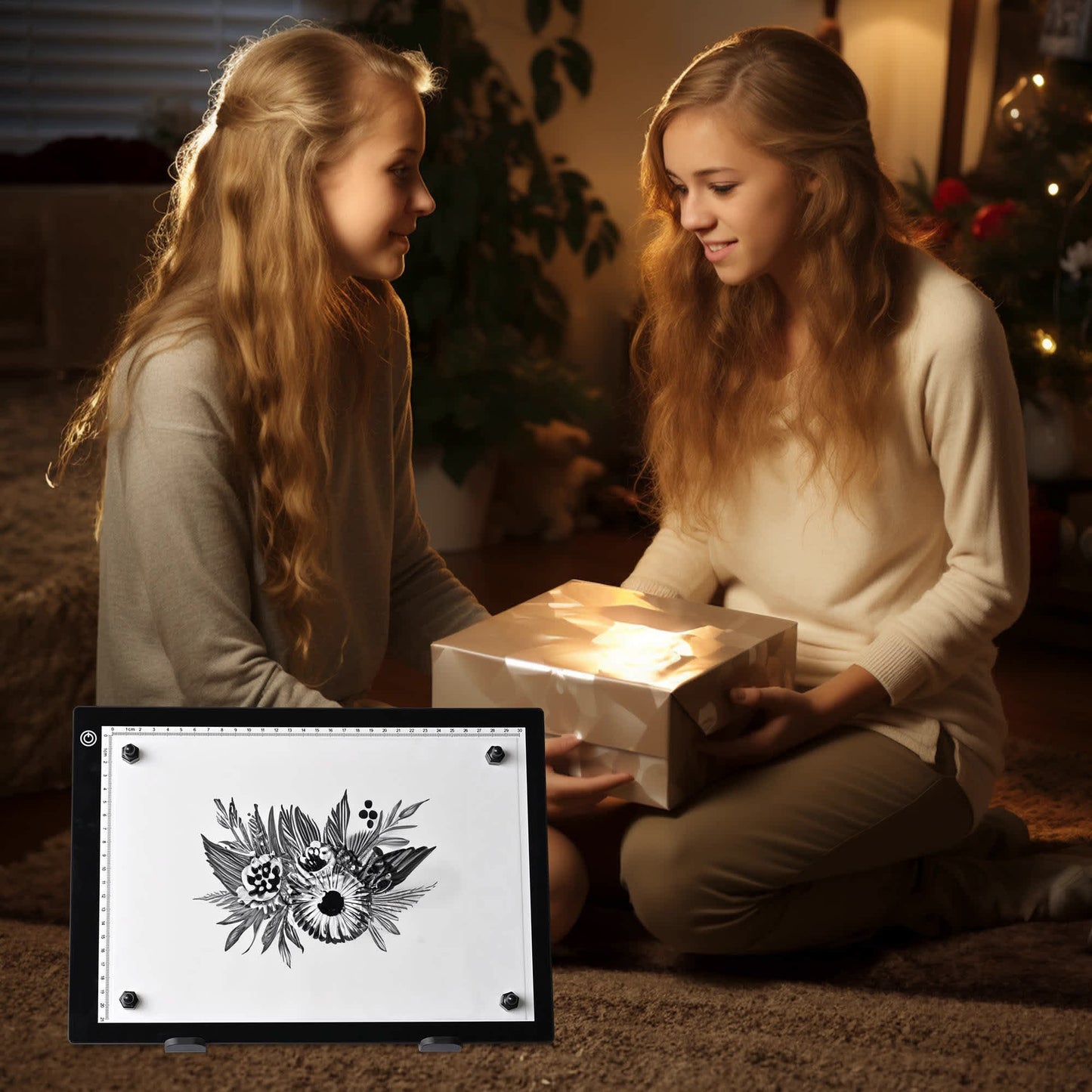 Portable A4 LED Light Pad – Dimmable Tracing Light Box for Diamond Painting, Sketching