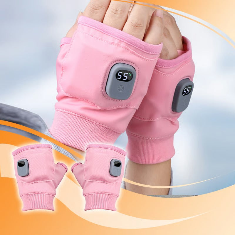 Smart Heating Fingerless Gloves – Stay Warm and Comfortable in Cold Weather