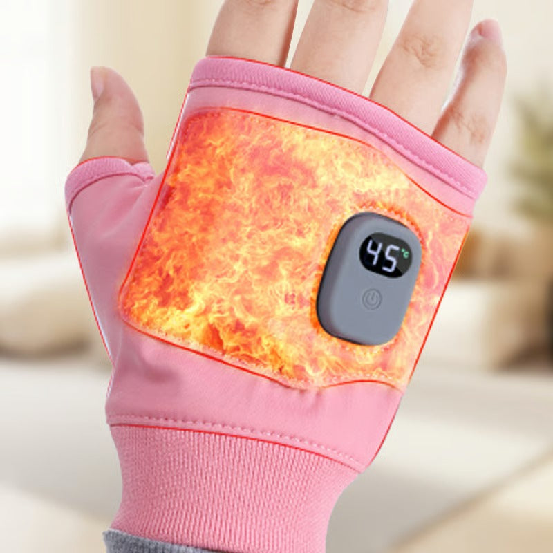 Smart Heating Fingerless Gloves – Stay Warm and Comfortable in Cold Weather