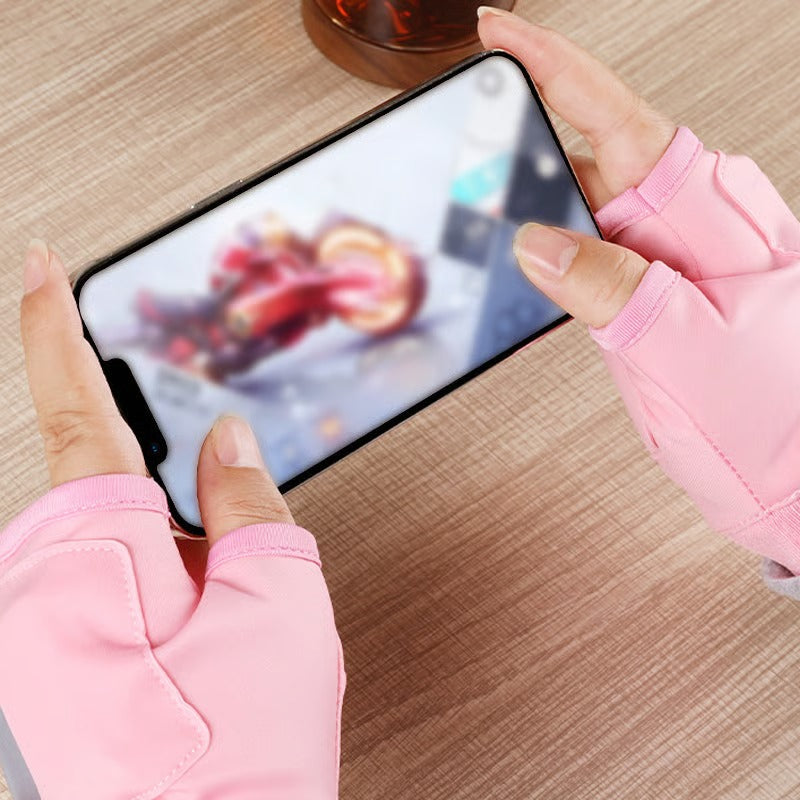 Smart Heating Fingerless Gloves – Stay Warm and Comfortable in Cold Weather