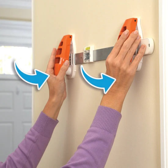 All-in-One Hammer, Level, and Measuring Tool – Easy Wall Mounting Solution