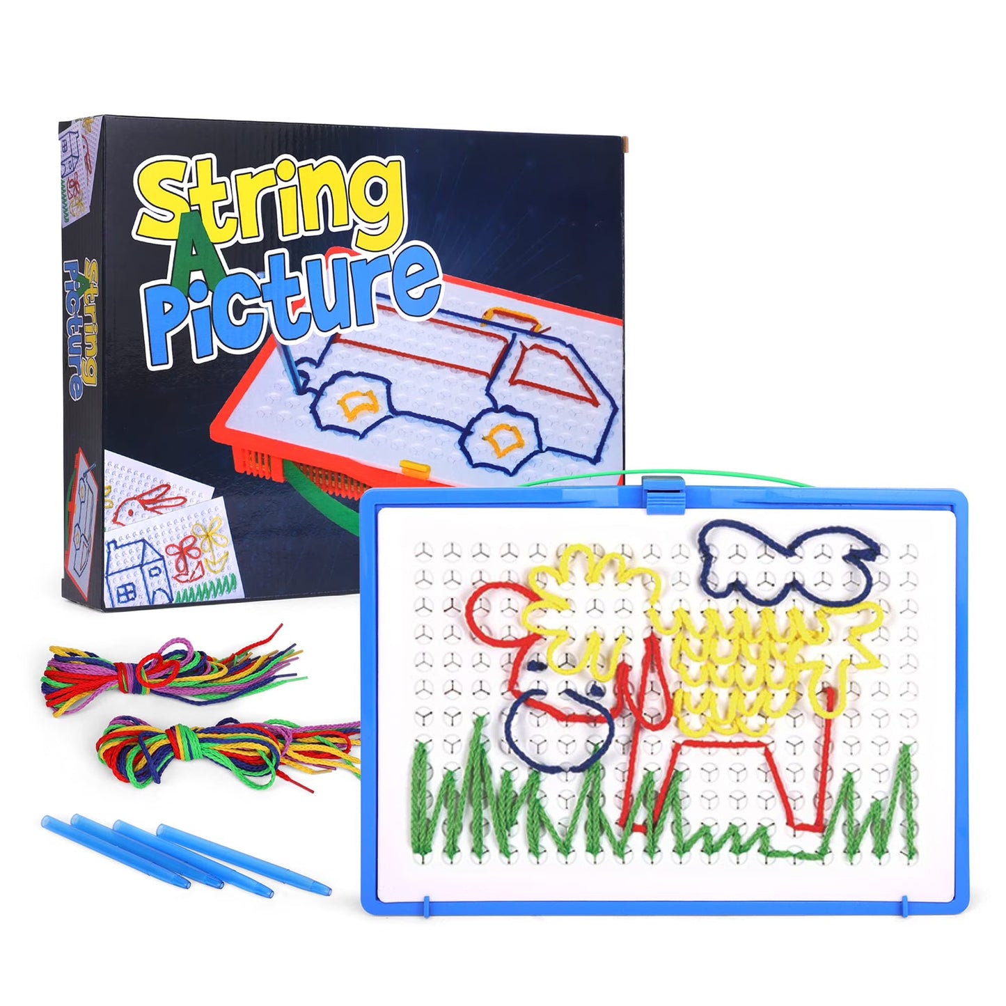 String A Picture Lacing Art Toy – Fun & Educational Fine Motor Skill Activity for Kids
