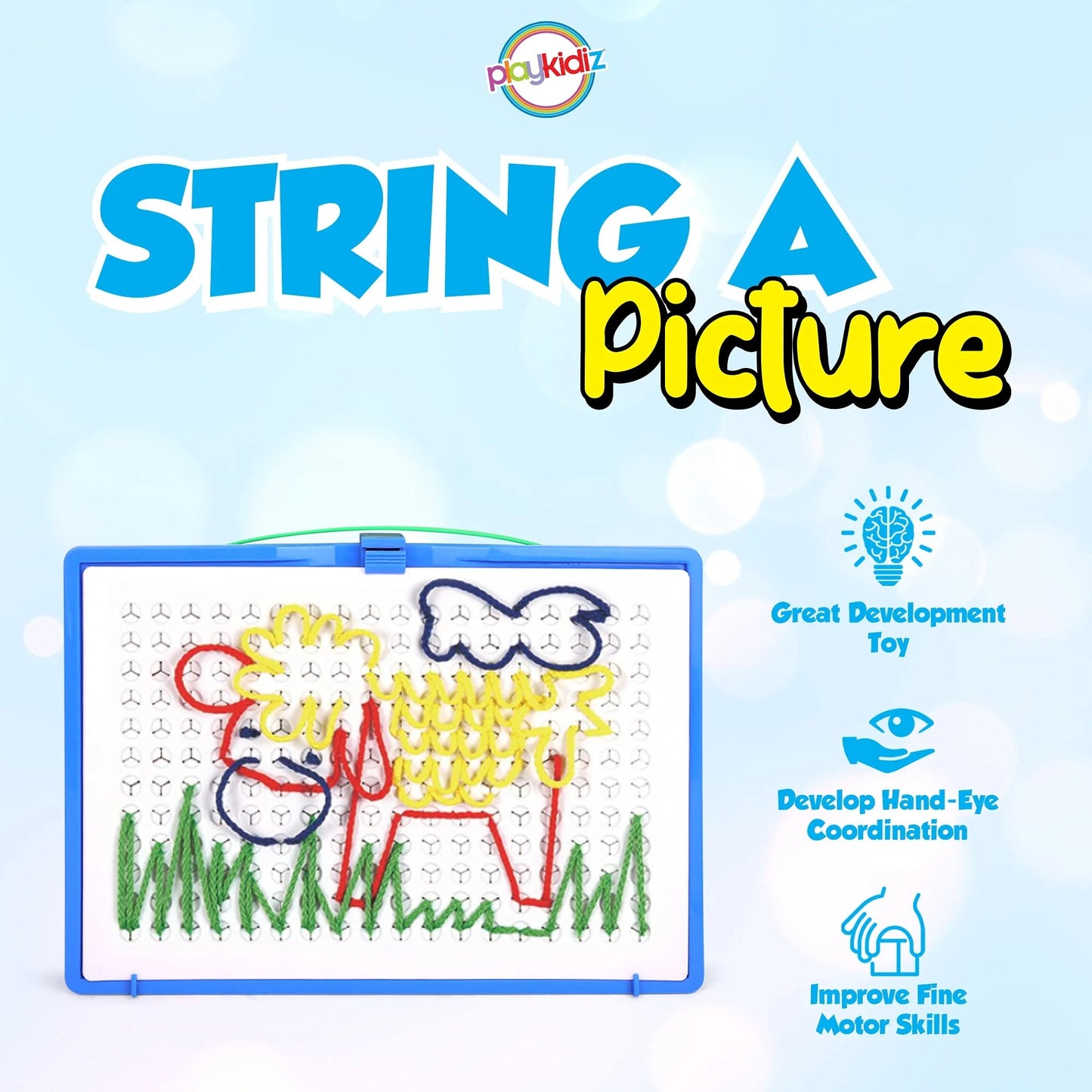 String A Picture Lacing Art Toy – Fun & Educational Fine Motor Skill Activity for Kids