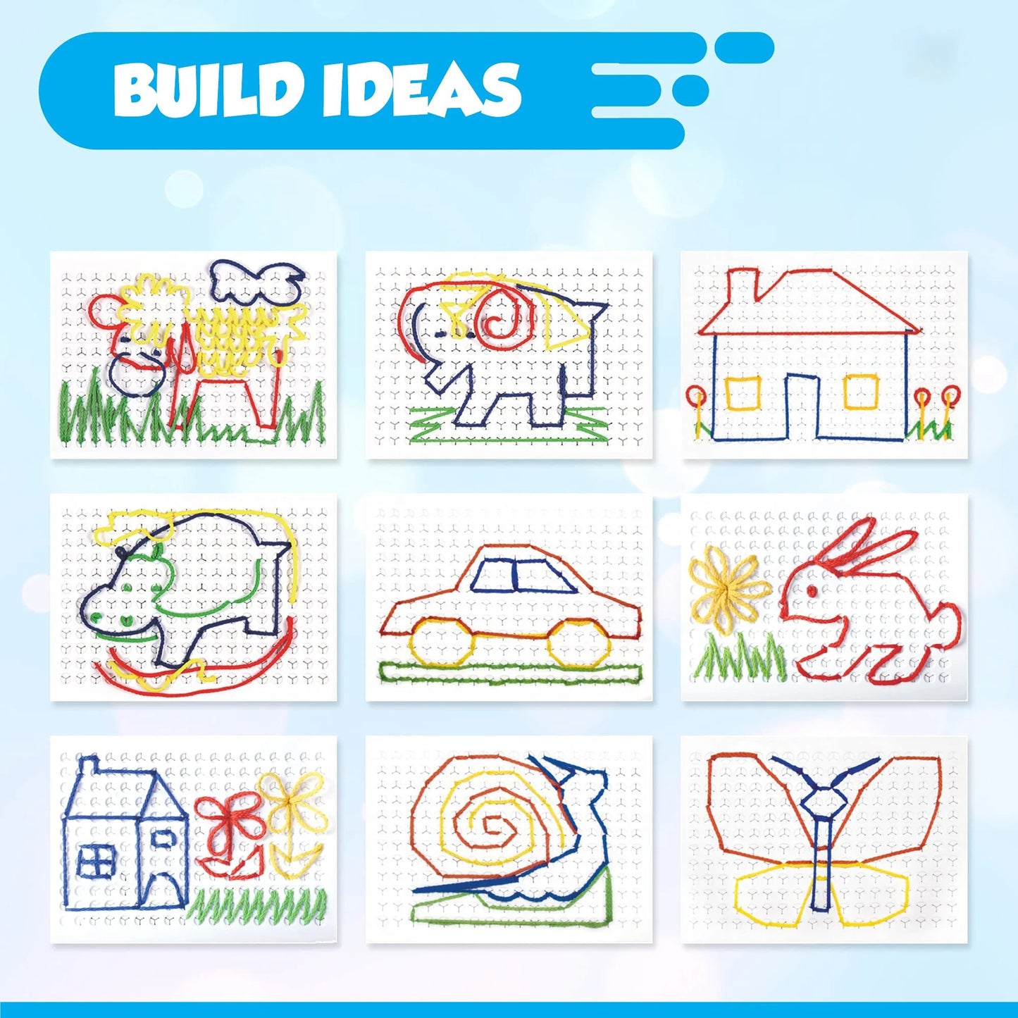 String A Picture Lacing Art Toy – Fun & Educational Fine Motor Skill Activity for Kids