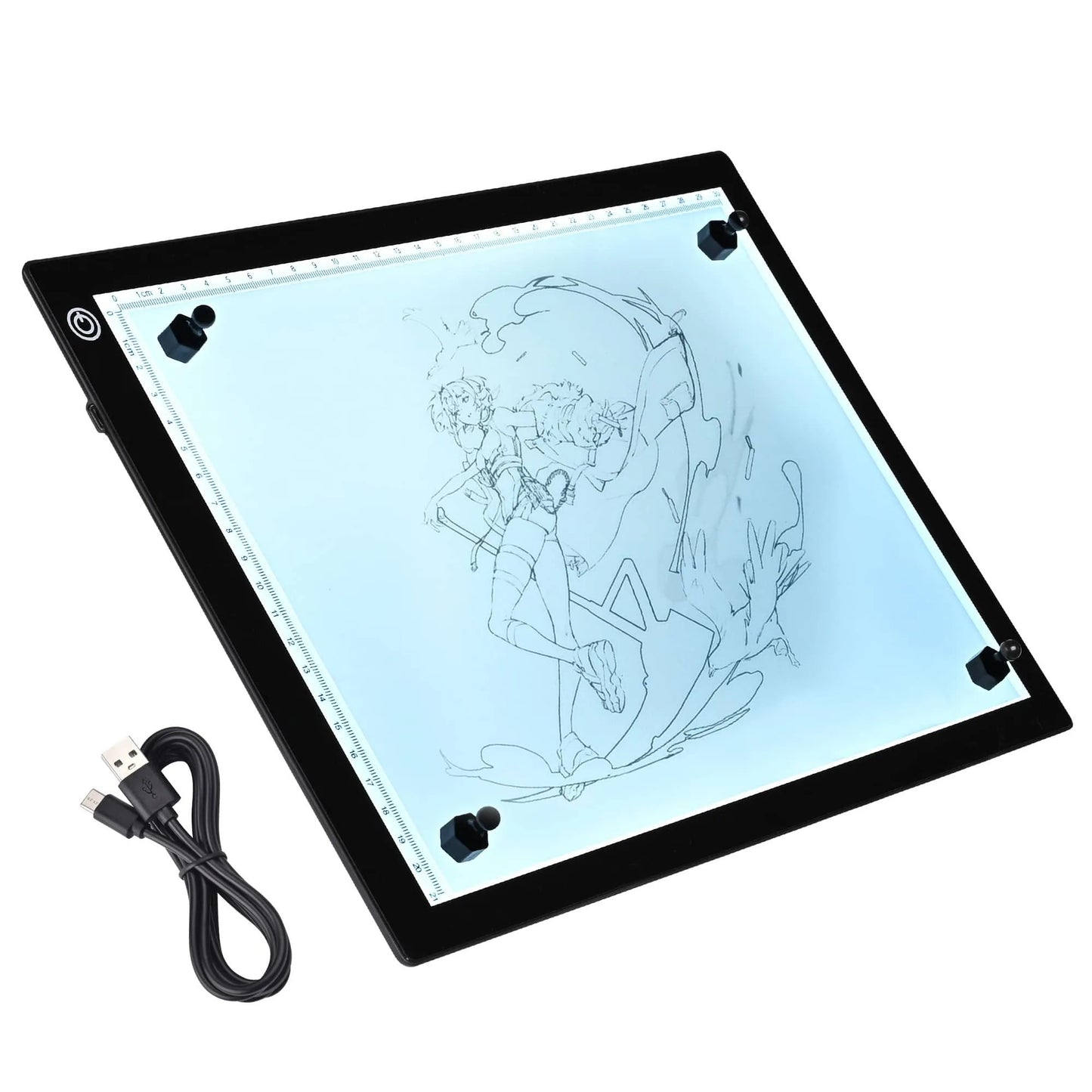 Portable A4 LED Light Pad – Dimmable Tracing Light Box for Diamond Painting, Sketching