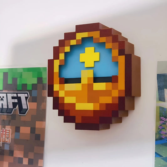 Pixel Art Wall Clock – Vibrant 12-Hour Gaming Style Design