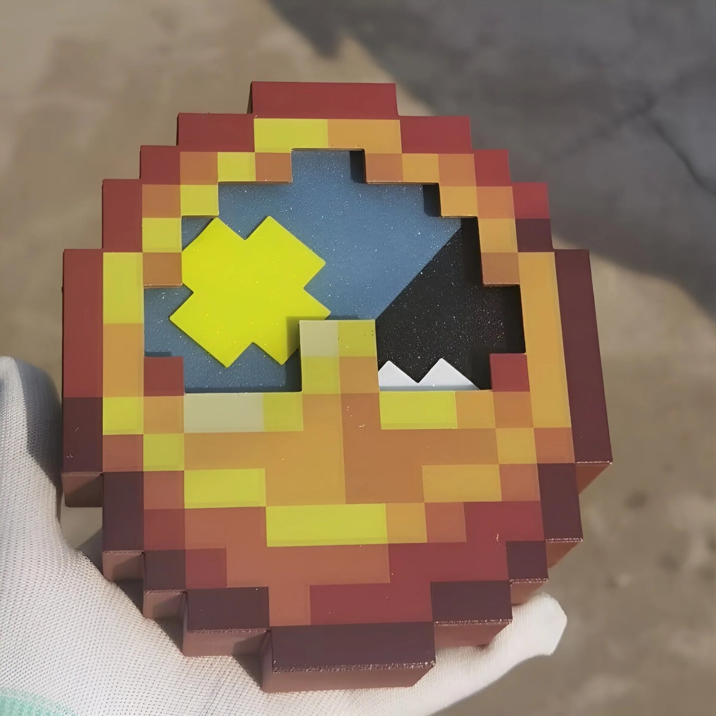 Pixel Art Wall Clock – Vibrant 12-Hour Gaming Style Design