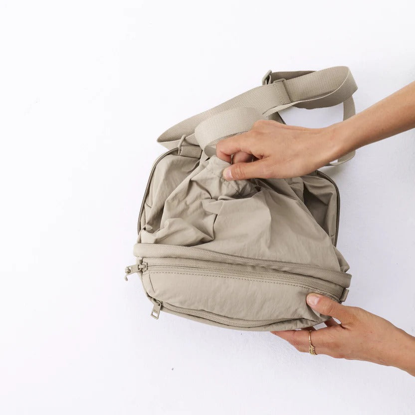Convertible Puff Backpack – From Crossbody to Full-Size Pack in Seconds