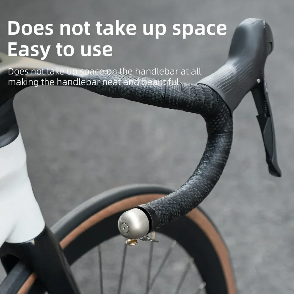 Bar-End Road Bike Bell – Compact, Loud & Safe Design