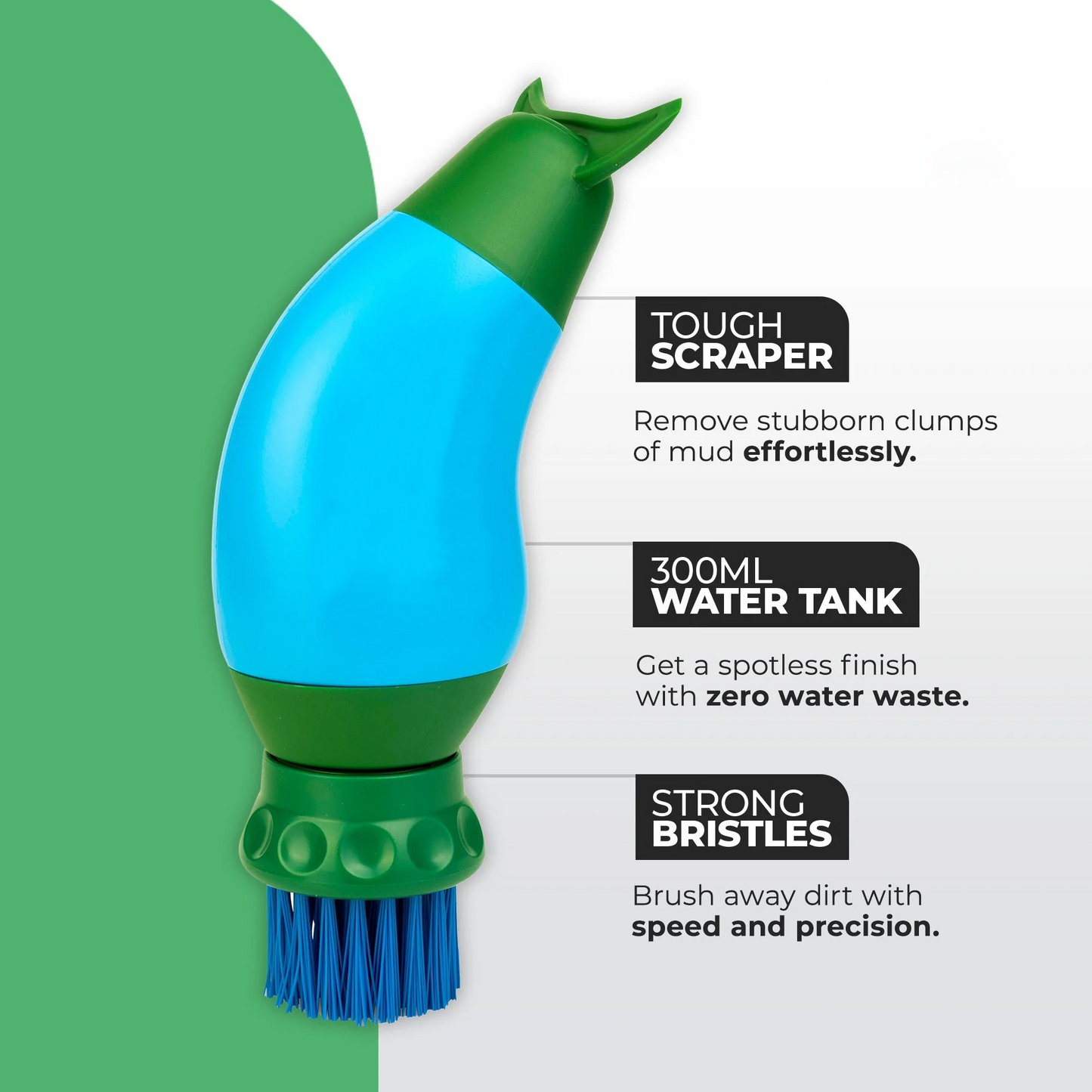 Portable All-in-One Shoe Cleaner – Quick Cleaning for Muddy Boots and Busy Days