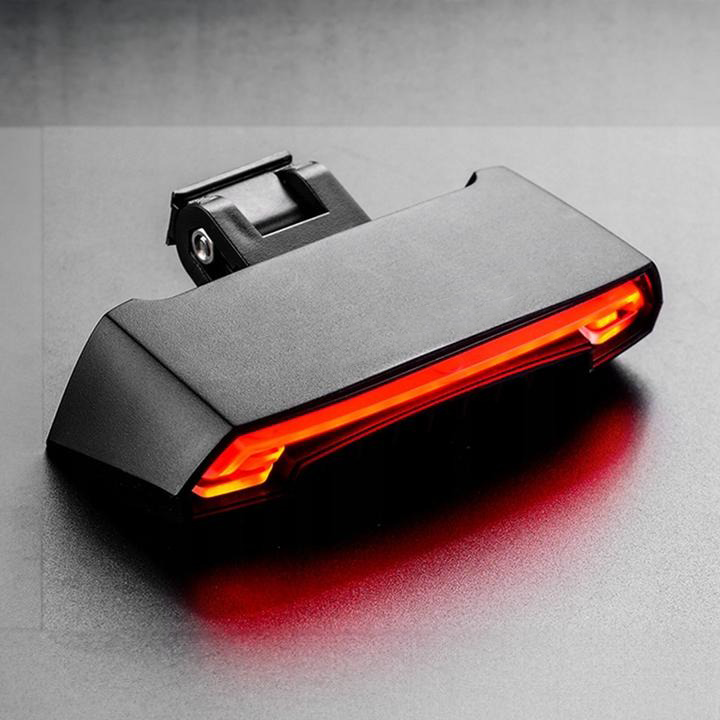 Bicycle Rear Light with Laser and Remote Control – USB Rechargeable Safety Tail Lamp