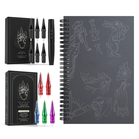 Coloring Book Set – Complete Kit for Shading & Dot Art Practice