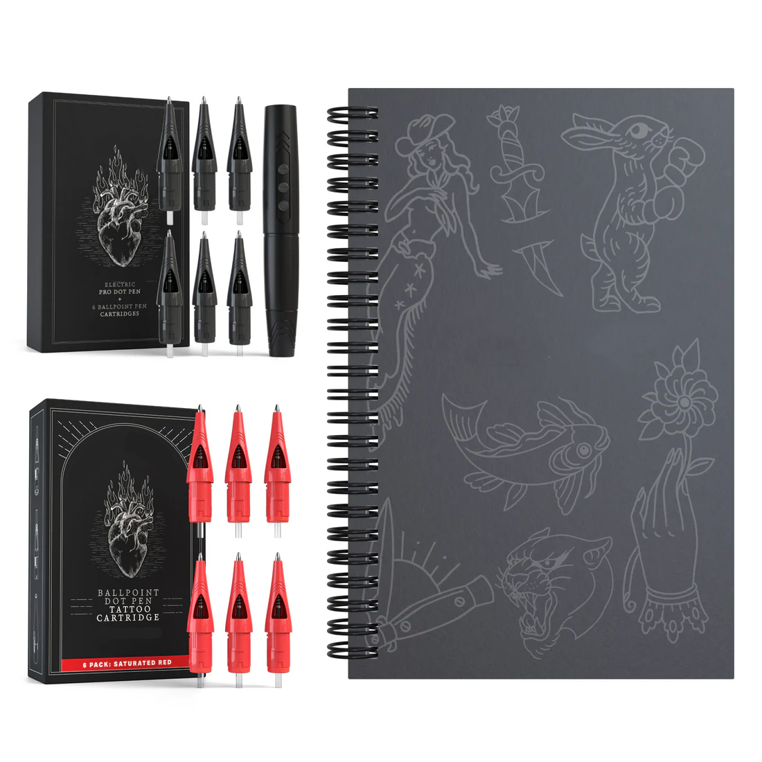 Coloring Book Set – Complete Kit for Shading & Dot Art Practice