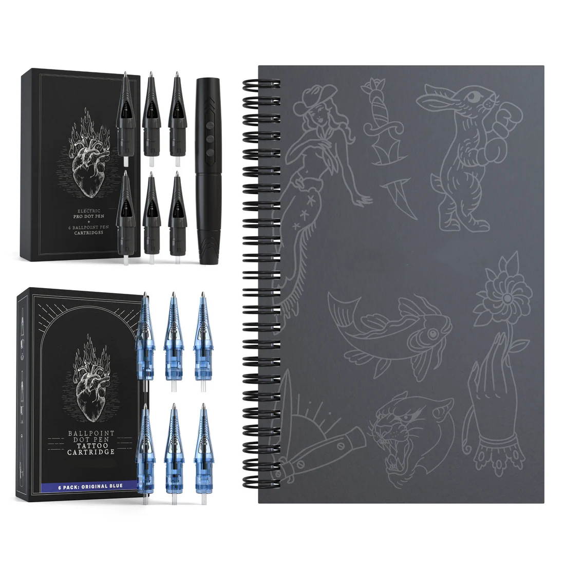 Coloring Book Set – Complete Kit for Shading & Dot Art Practice