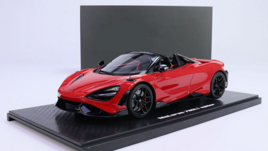 1/18 McLaren 765LT Spider Resin Model Car – Detailed 2021 Red Edition