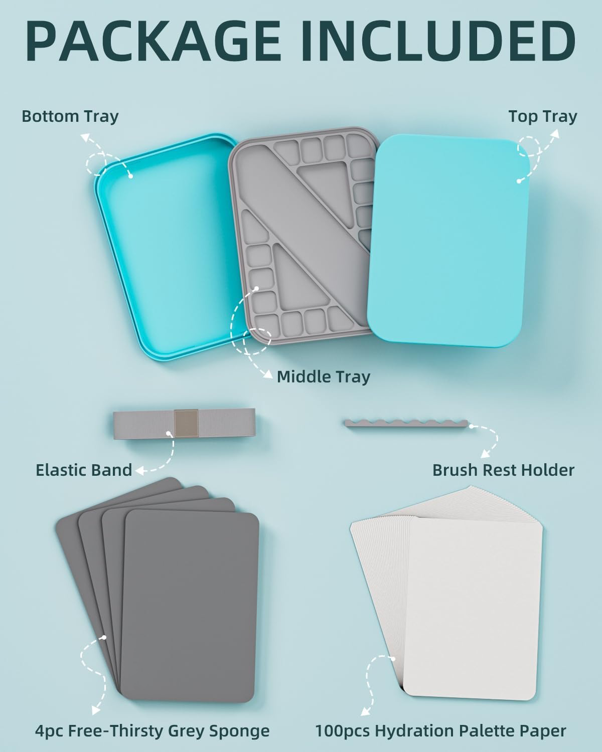 Wet Palette for Acrylic Miniature Painting – Keep Paints Fresh Longer