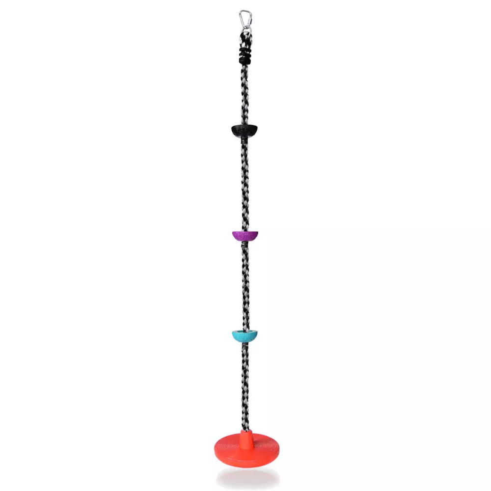 6FT Multicolor Climbing Rope Swing – Fun Outdoor Ninja Warrior Training Equipment for Kids