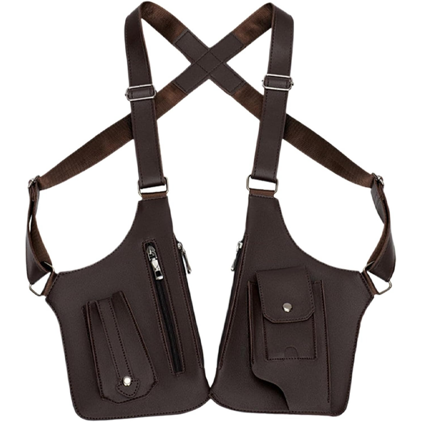 Multi-Pocket Anti-Theft Tactical Leather Backpack – Stylish, Secure & Practical