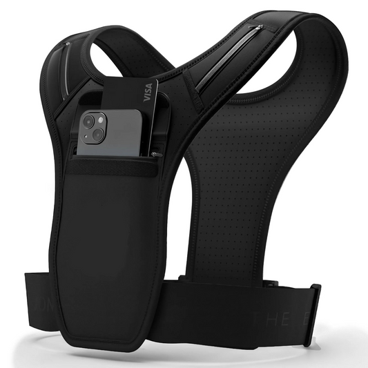 Men’s Running Phone Holder Vest – Secure & Comfortable Sports Chest Pack