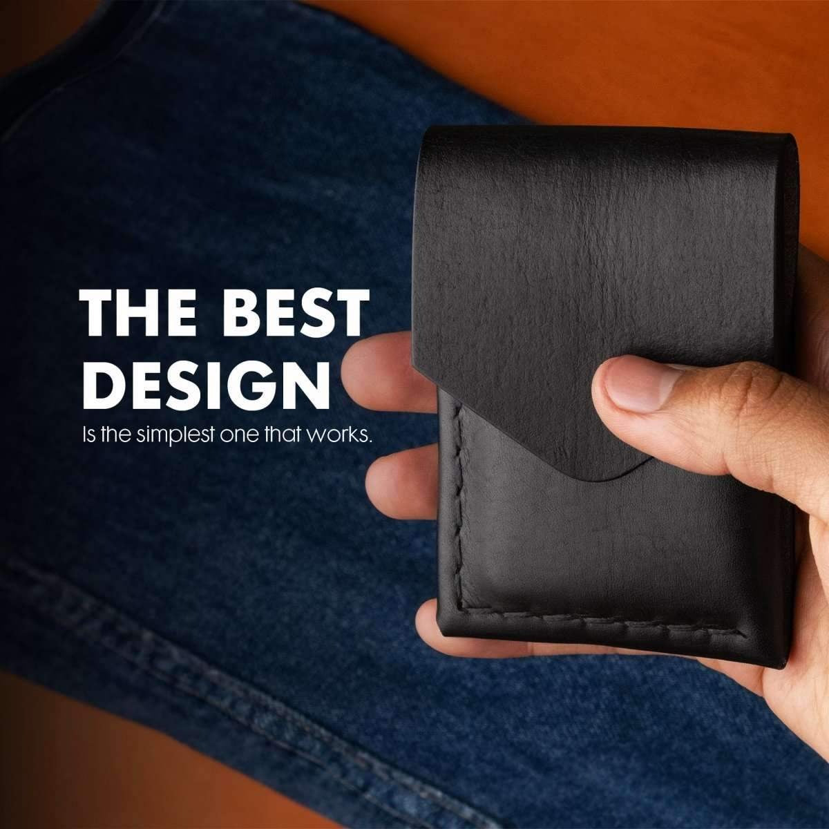 Minimalist Vertical Wallet – Compact, Durable & Stylish