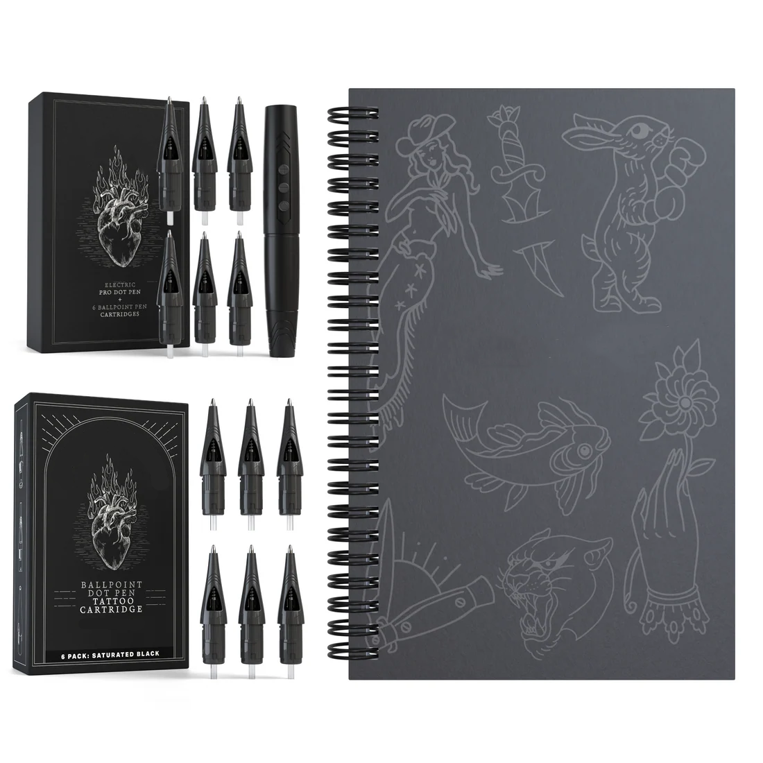 Coloring Book Set – Complete Kit for Shading & Dot Art Practice