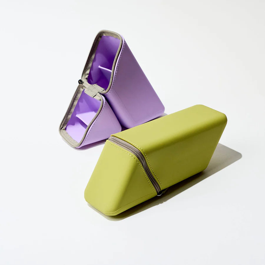 Silicone Magnetic Pencil Holder – Portable Desk Organizer with 60° Divider & Pocket