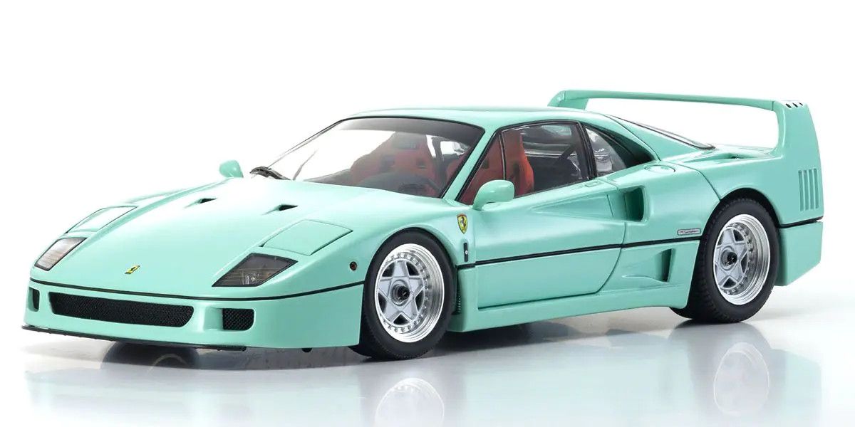 1:18 Ferrari F40 – Mint Green Diecast Model Car