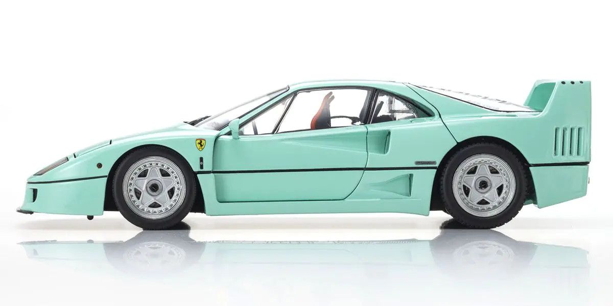1:18 Ferrari F40 – Mint Green Diecast Model Car