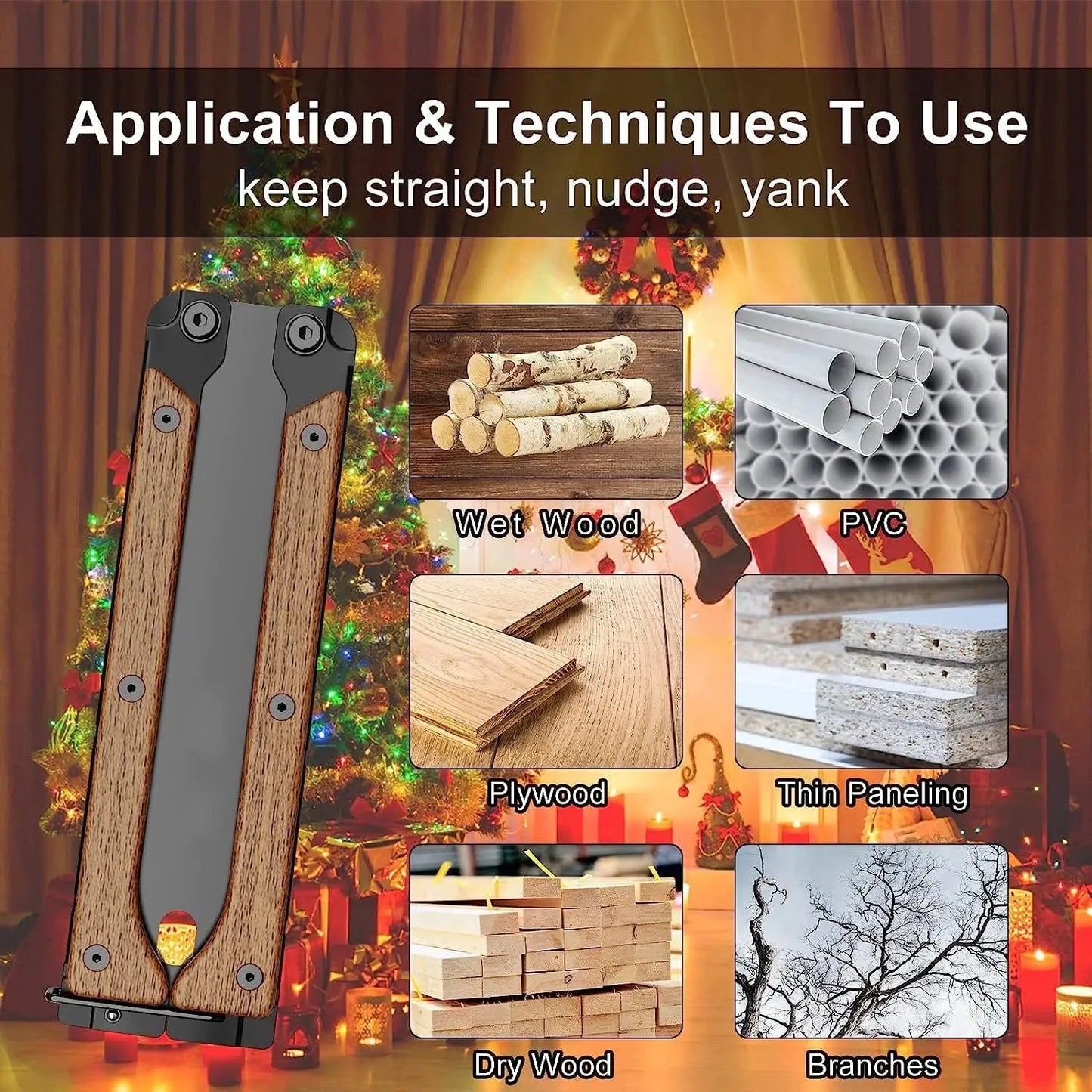 Mini Pocket Folding Saw – Portable Tool for Woodworking and Outdoor Use