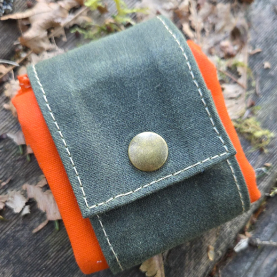 Waxed Canvas Foraging Hip Pouch