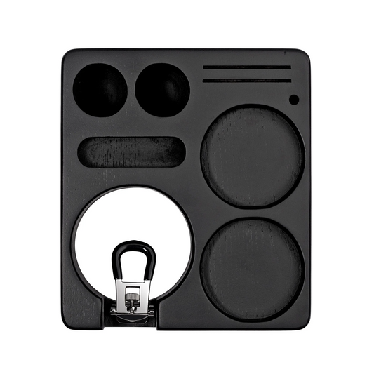 Compact Espresso Tamping Station – Upgraded Barista Organizer