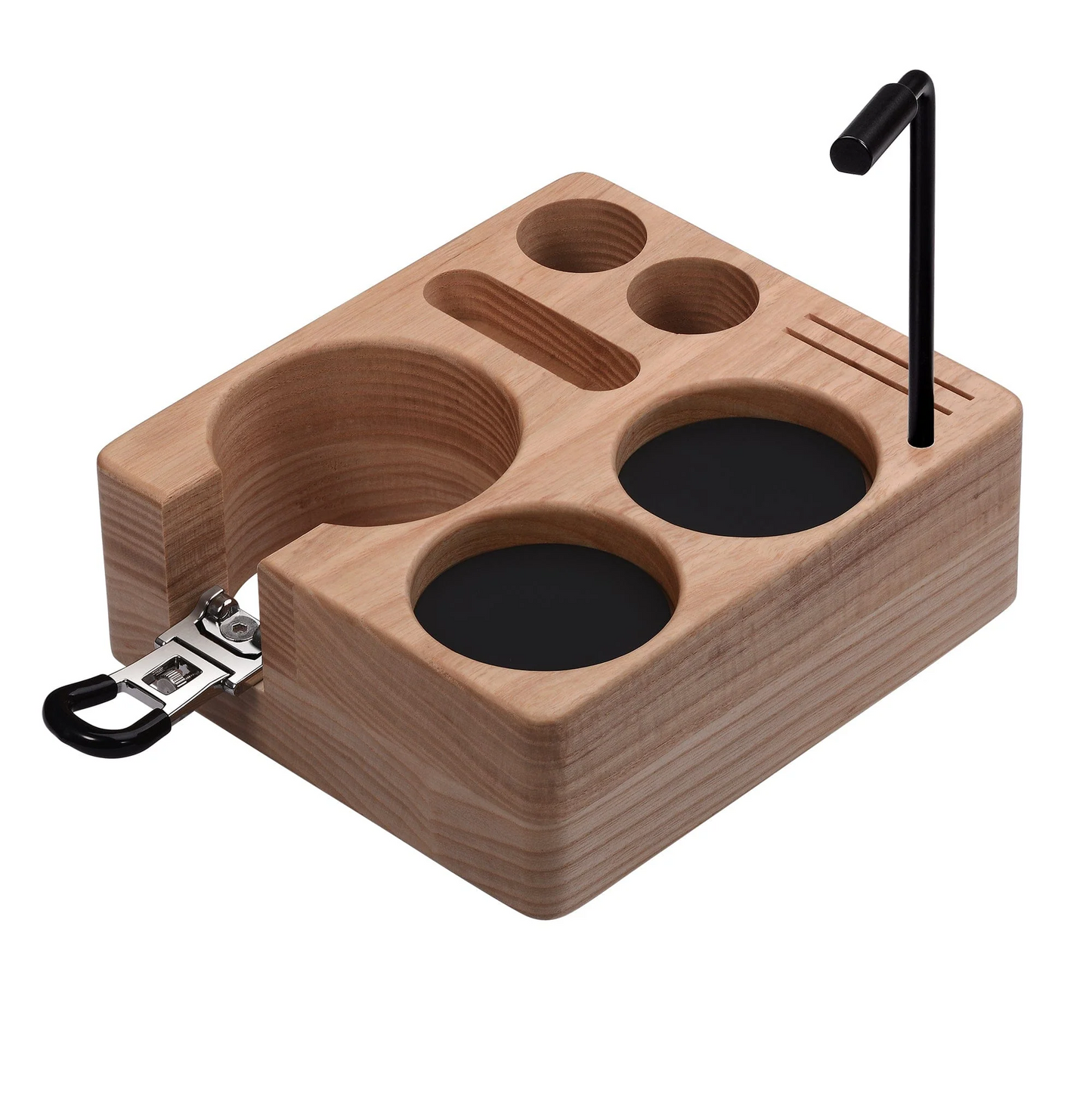 Compact Espresso Tamping Station – Upgraded Barista Organizer