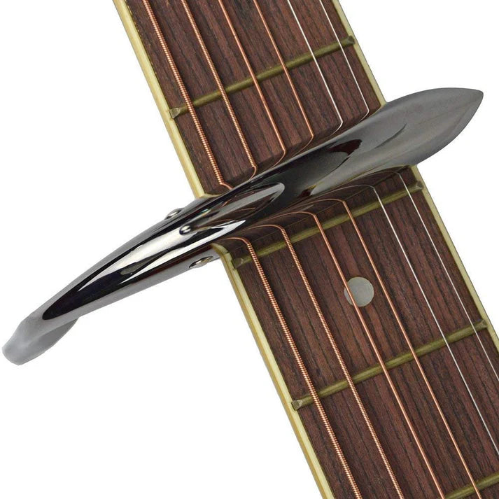 Shark Bite Design Guitar Capo – Zinc Alloy Quick-Change Capo with Memory Spring