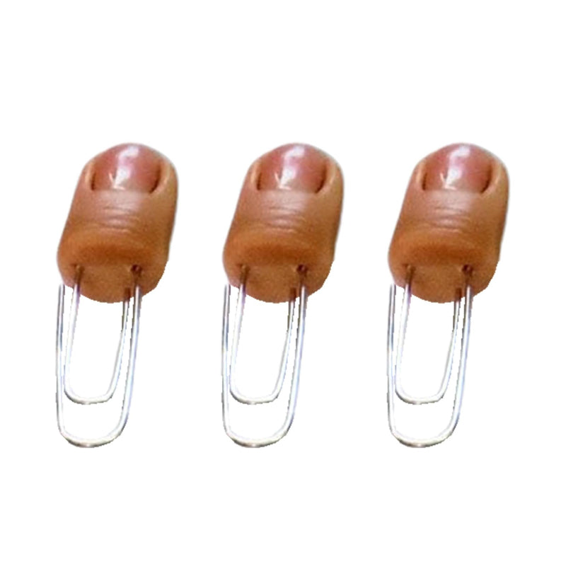 Creepy Finger Bookmarks – Fun Paperclip Bookmark Set | Resin Finger Clips for Halloween