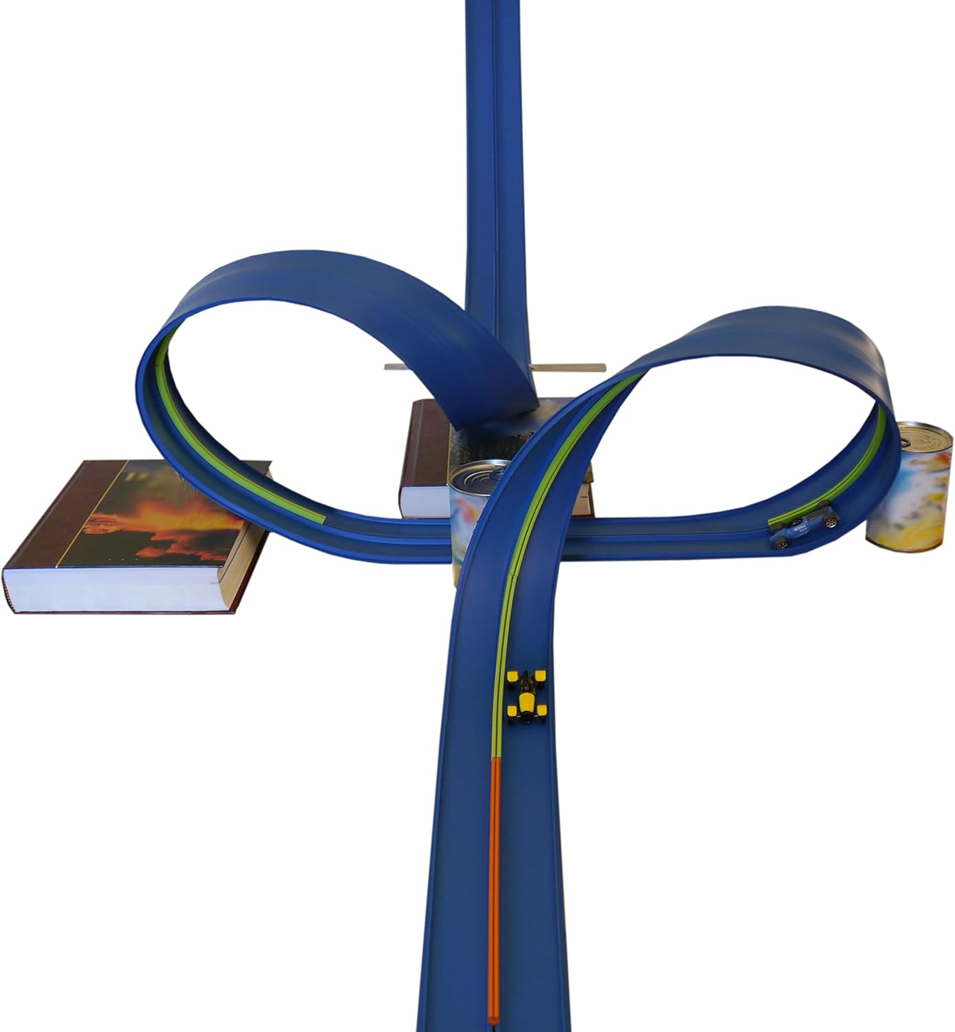 DIY Double Track Car Stunt Set –  PVC Soft Track with 4 Cars