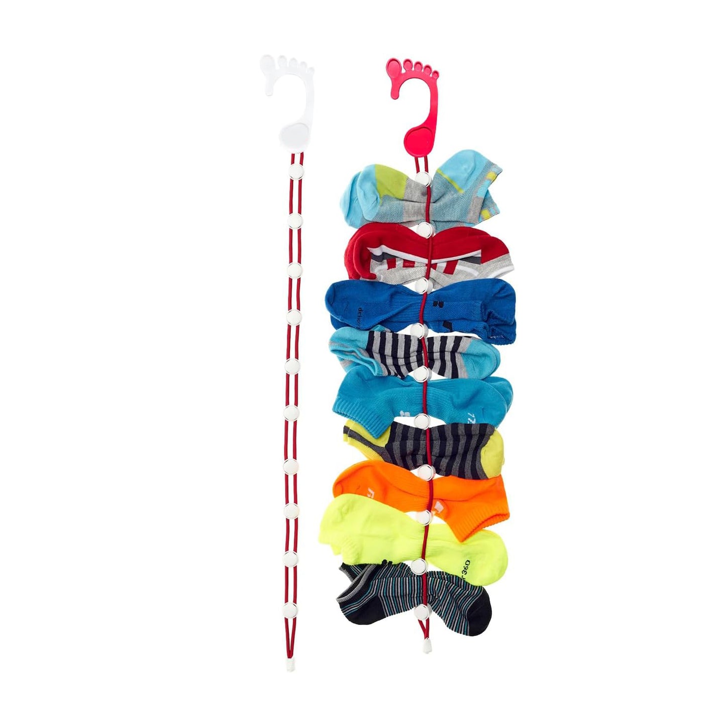 Socks Laundry Organizer – 2 Pack Sock Holder for Washing, Drying & Storage