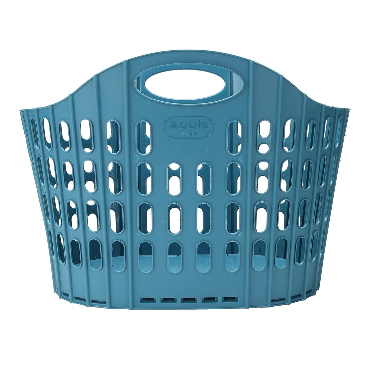 Foldable Laundry Basket 38L / 10 Gallons – Ventilated Plastic Hamper | Compact Clothes Bin