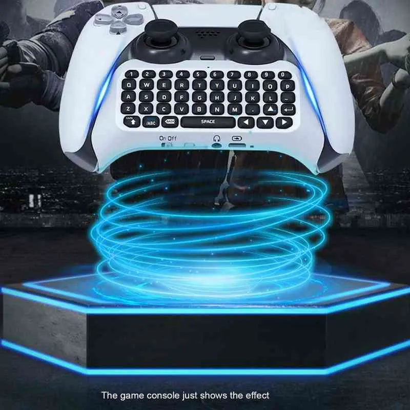 Wireless Keyboard for PlayStation 5 Controller | Bluetooth Chat
