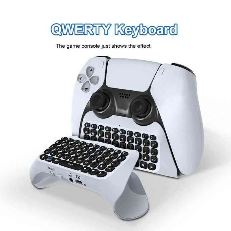 Wireless Keyboard for PlayStation 5 Controller | Bluetooth Chat