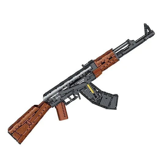 MOC Military Weapon AK47 Assault Rifle Building Block Set – 1366 Pieces