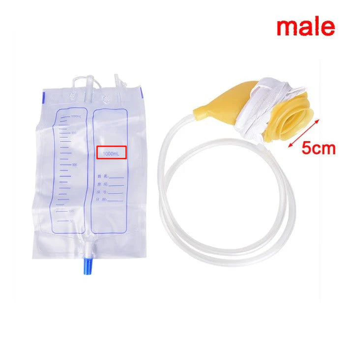 Elderly Male Urine Collector – Bedridden Care & Walking Assistance | Leak-Proof Design for Comfort and Dignity