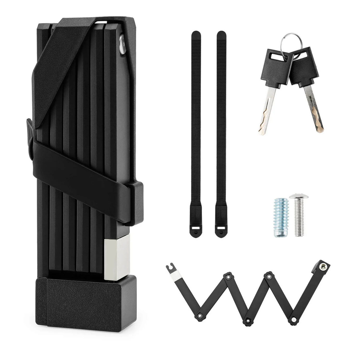 Folding Bike Lock – Compact Security Protection with Mounting Bracket